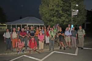 Start am Blumenpavillon in Ilfeld