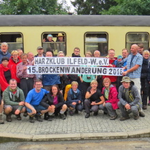 Foto mit Banner in Drei Annen Hohne