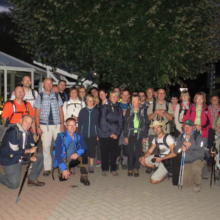 Gruppenfoto zum Start am Blumenpavillon